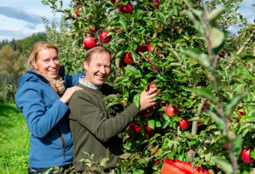 Birgit-und-Stefan-beim-Demeter-Apfel-Ernten