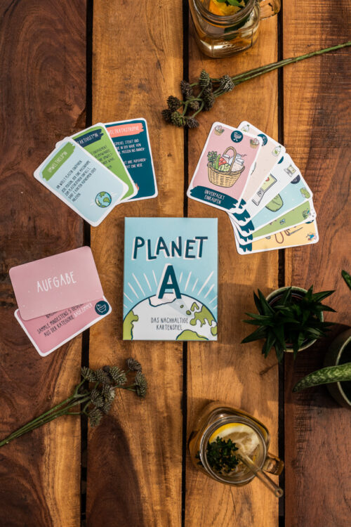 Planet A Kartenspiel Tisch